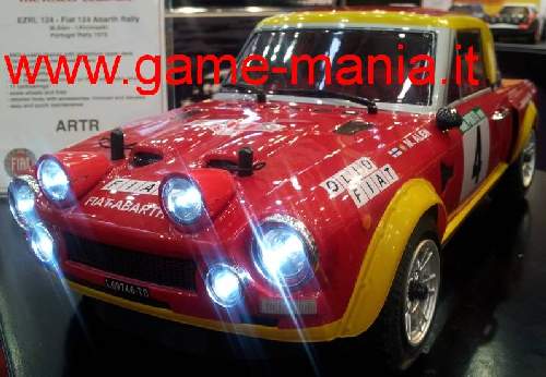 Fiat 124 Abarth Rally 1/10 scale rc model - 2.4Ghz RTR complete by EZ