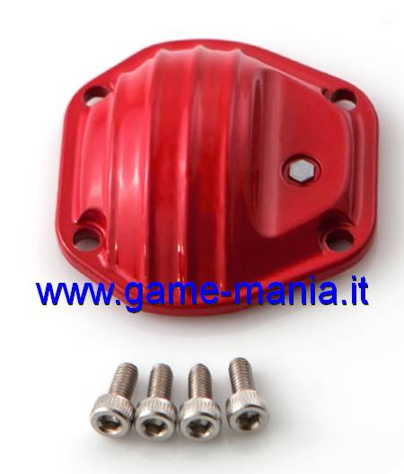 Cover differenziale rossa in lega x ponte GS01 by Gmade