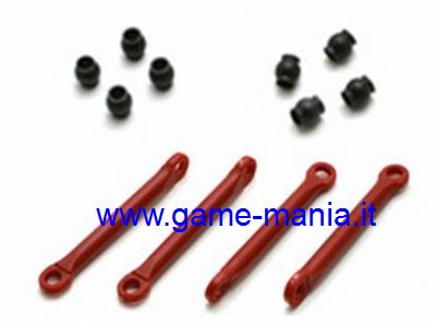 Pushrods originali e sfere per Slash 1:16 by Traxxas