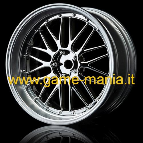 832102S - 4 cerchi a 10 razze sdoppiate CROMO offset modificabile by MST