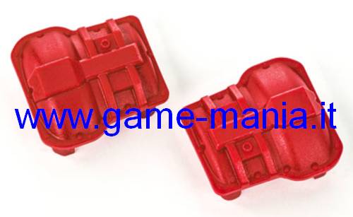 Cover differenziali (2x) in nylon ROSSO per TRX-4m by Traxxas