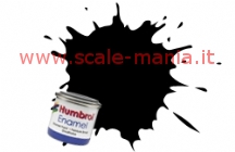 Smalto 85 NERO CARBONE SATINATO barattolo 14ml by Humbrol