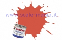 Smalto 132 ROSSO SATINATO barattolo 14ml by Humbrol