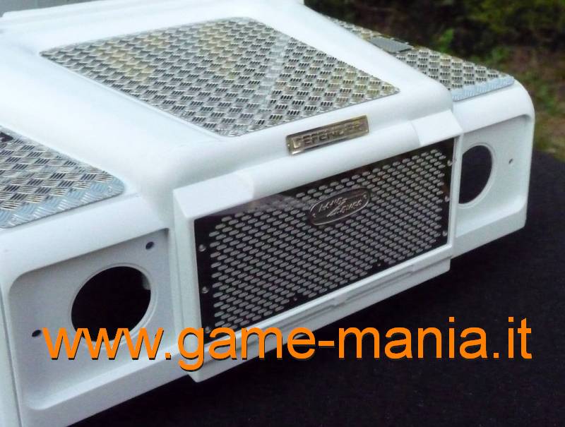 ALLOY HEXAGON radiator grill and logos for DEFENDER 90 ABS body by Arches