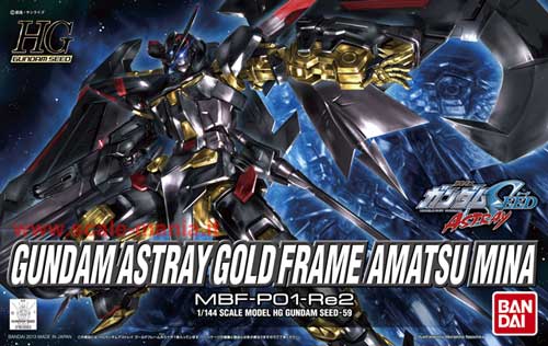 Gundam Astray Gold Frame Amatsu Mina 1:144 HG Seed by Bandai