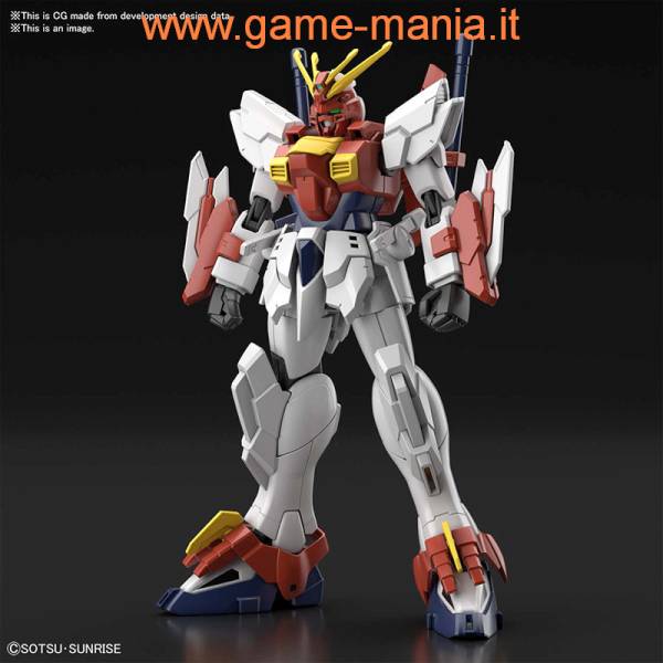 Blazing Gundam 1:144 HGGB kit by Bandai