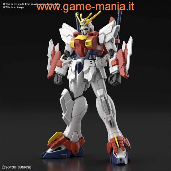 Blazing Gundam 1:144 HGGB kit by Bandai