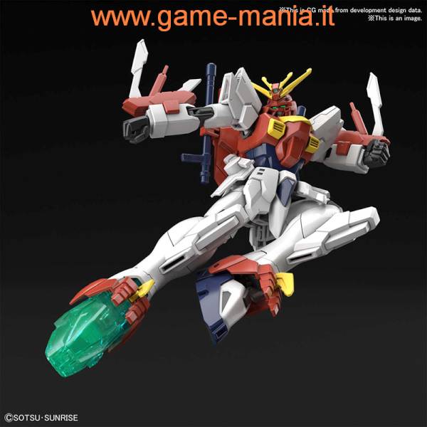 Blazing Gundam 1:144 HGGB kit by Bandai