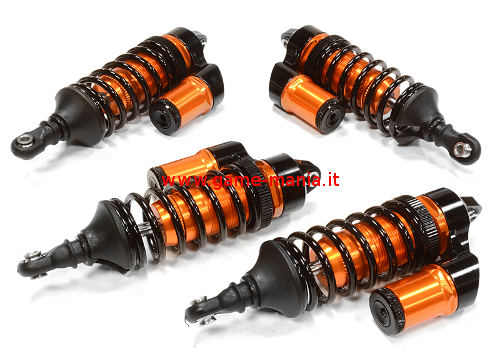 4x of piggyback shock dampers for 1/10 Traxxas E-revo / Summit by Integy