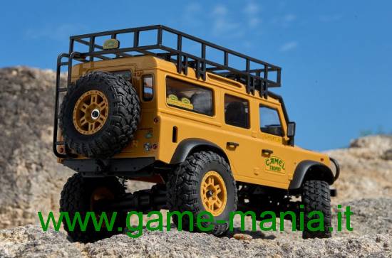 FMS FCX24M - LR Defender 110 Camel Trophy RTR scala 1:24