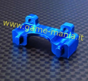 Supporto ammo posteriori in lega AZZURRO per E-Revo 1:16 by GPM