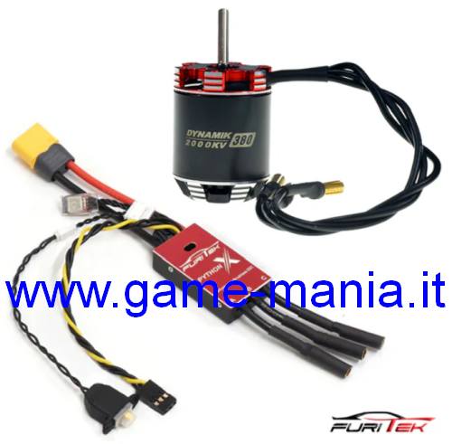 Combo brushless Python X + cassa rot. Dynamik 380 2000kV by Furitek