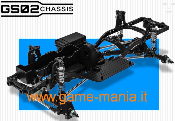 Gmade GS02 TS kit scaler 1:10 ammo verticali 313mm