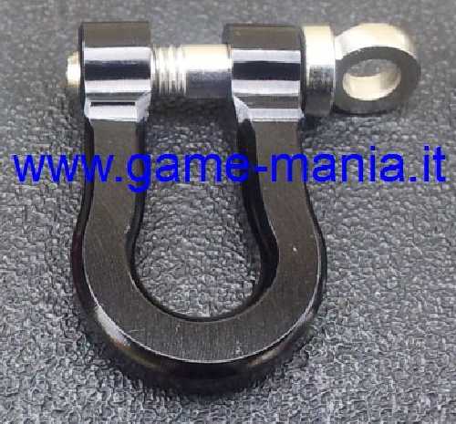 1/10 scale BLACK anodized ALLOY tow shackle by Game-Mania