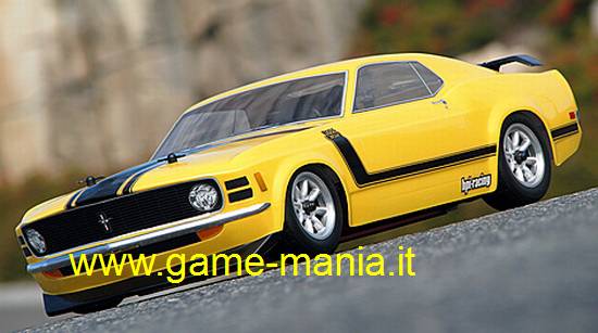 Carrozzeria FORD MUSTANG BOSS 302 1970 200mm trasparente by HPI