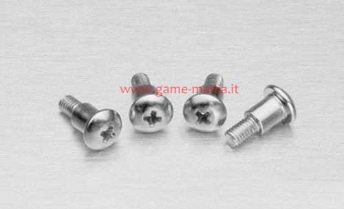 Viti a croce (4pz.) da 3x4x10mm per fuselli telaio GS01 by Gmade