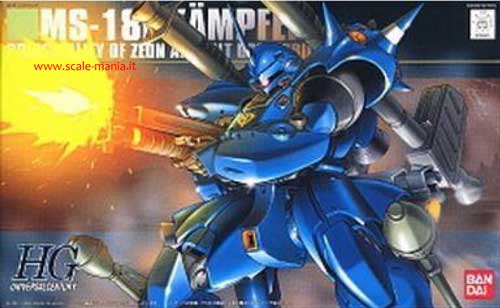 MS-18E Kampfer in scala 1:144 serie HGUC kit by Bandai