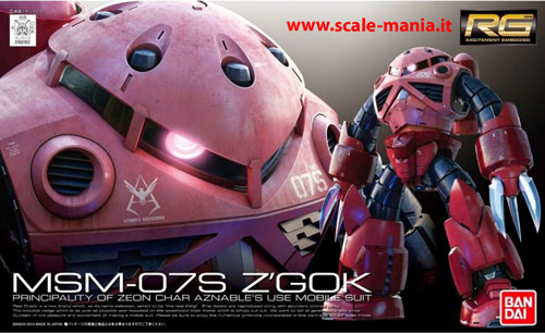 MSM-07S Z'Gok scala 1:144 serie Real Grade by Bandai