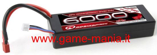 6000Mah LiPo stick pack 7,4V 50C battery - Deans by Robitronic