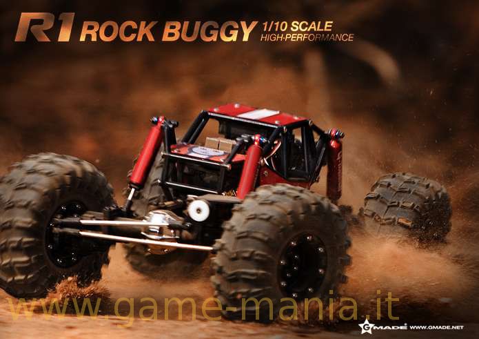 Gmade R1 Rock Buggy: crawler-racer tubolare 2.2 in kit
