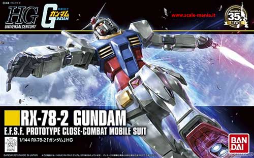 Rx-78-2 Gundam scala 1:144 serie HGUC Revive by Bandai