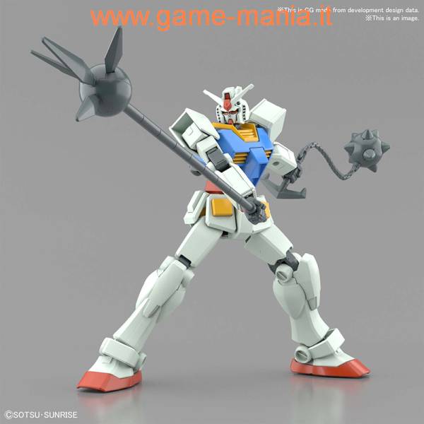 RX-78-2 Gundam Full Weapon Set 1:144 Entry Grade EG kit by Bandai