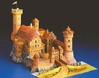 Castello di Ritterburg in cartoncino by Schreiber-Bogen