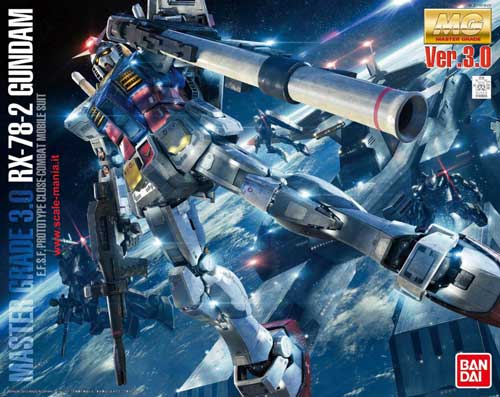 RX-78-2 Gundam Ver.3.0 scala 1:100 serie Master Grade kit Bandai