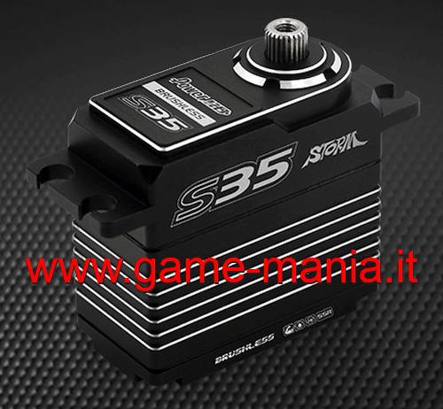 35Kg servo brushless S35 8,4V - ingranaggi titanio-acciaio by PowerHD