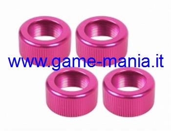 Tappi superiori IN LEGA ROSA per ammo Sakura D3 CS by 3Racing