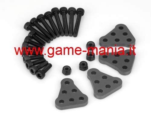 Supporto fissaggio ammo regolabile per Axial SCX-10 by Gmade