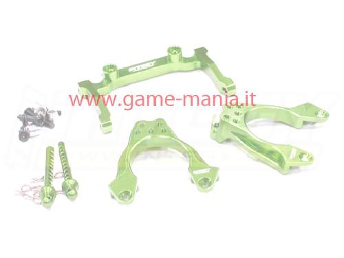 Supporto ammo anteriori in lega VERDI Axial SCX-10 by integy