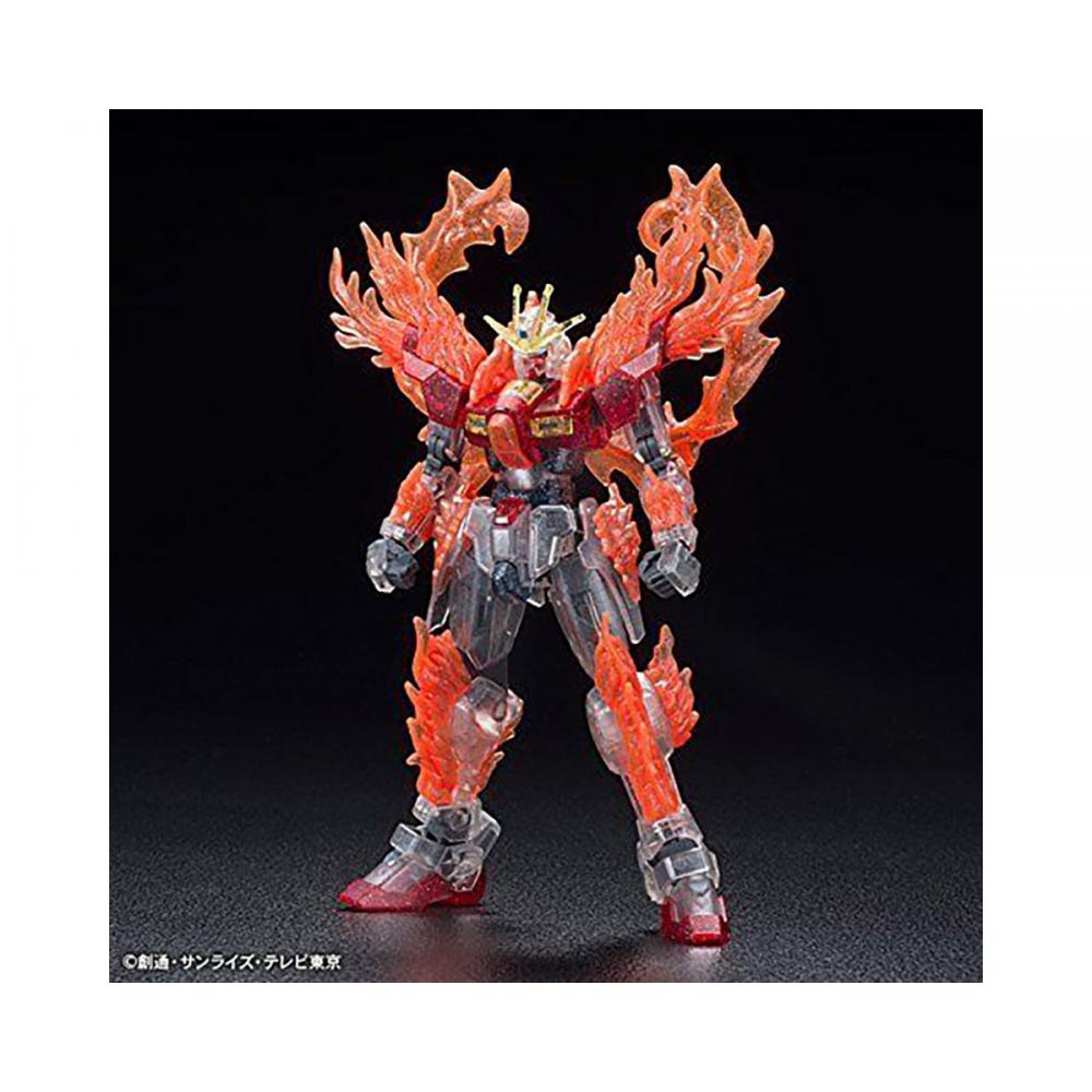 Try Burning Gundam Clear Ver. in scala 1:144 serie HGGB Bandai