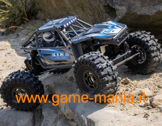 Axial CAPRA 1:18 RTR 4WS - Ultra4 blu KING SHOCKS premontato