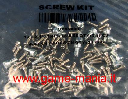 96x screws (2 sizes) for 2x OMF/METHOD/KMC rims by Vanquish Pr.