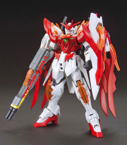 Wing Gundam Zero Honoo in scala 1:144 serie HGGB Bandai