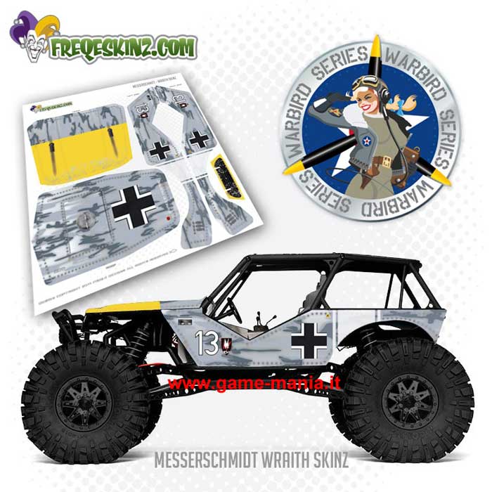 Set adesivi pretagliati "Messerschmitt" x Axial Wraith by Freqeskinz