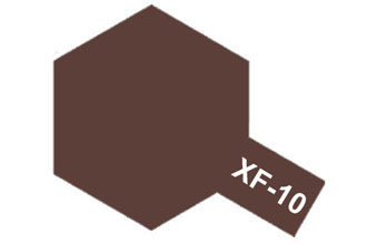 Colore acrilico opaco BROWN XF-10 10ml by Tamiya