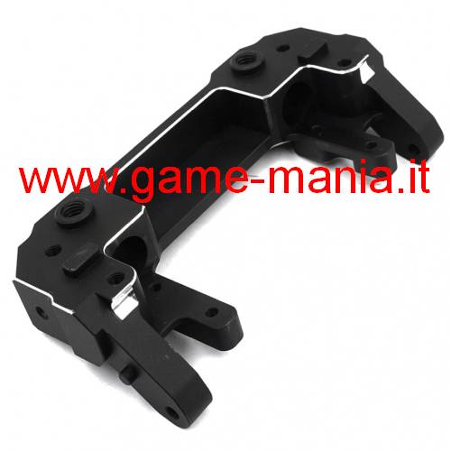 Black ALLOY front bumper mount for Axial SCX6 by XS