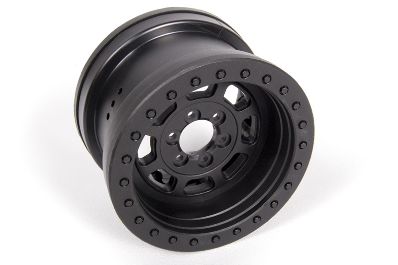 Cerchi 2.2" TRAIL READY a 8 razze in nylon nero sistema IFD by Axial (x4)