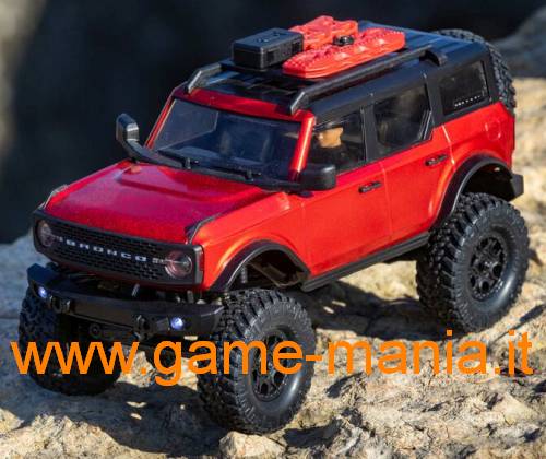 Axial SCX-24 - Ford BRONCO ROSSO scaler RTR in scala 1:24