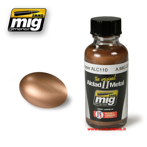 Colore Rame Alclad II ALC110 in boccetta da 30ml by MIG