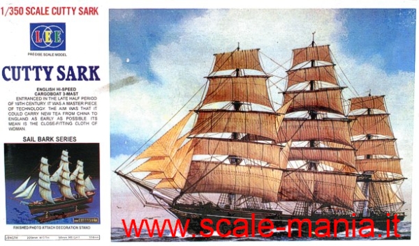 Cutty Sark - Kit in plastica scala 1/350 by LEE