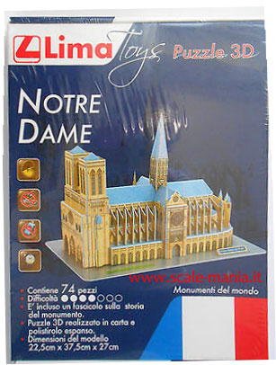 Notre Dame in cartoncino by Lima