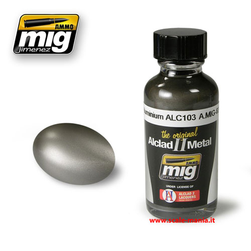 Colore Alluminio brunito Alclad II ALC103 in boccetta 30ml MIG