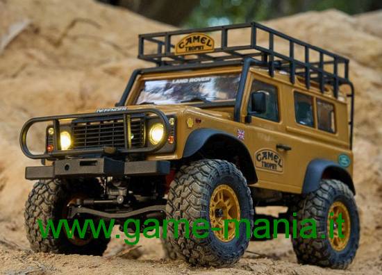 FMS FCX24M - LR Defender 90 Camel Trophy RTR scala 1:24