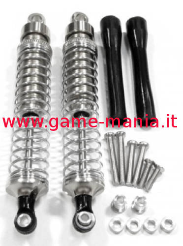 Ammo 105mm (x2) in lega ARGENTO testa metallica + viteria by GPM