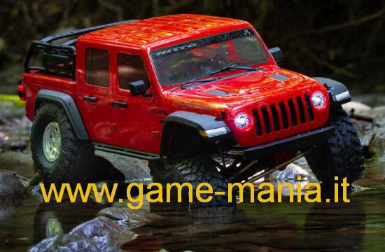 Axial SCX-10 III - Jeep JT GLADIATOR rosso RTR scaler 1:10