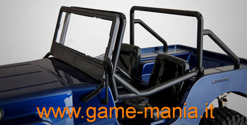 Rollbar tubolare nero in nylon per Sawback by Gmade