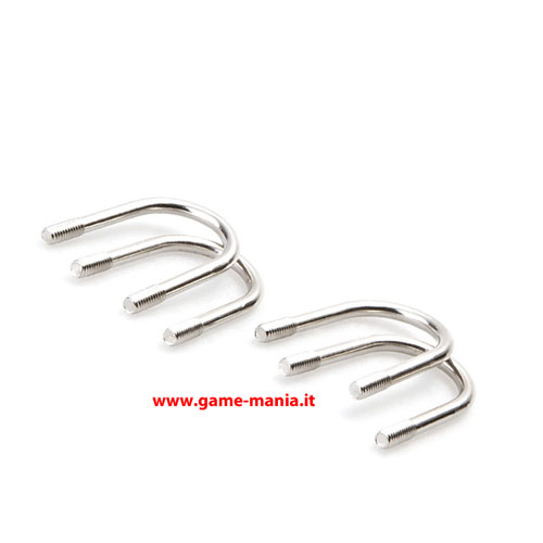 U-Bolt 4x per fissare le balestre al ponte GS01 by Gmade